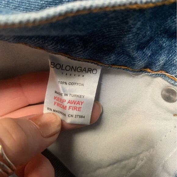 Bolongaro Trevor Denim High Rise shorts size 24 - Picture 7 of 7